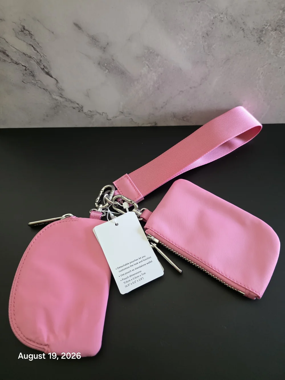 Dual Pouch Wristlet Candy Cloud